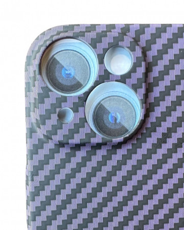 Husa Iphone 14 Plus Carbon Fibre Mauve - Img 3