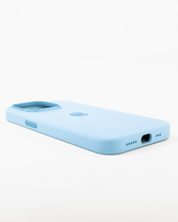 Husa Iphone 14 Pro din silicon Albastru Sky MagSafe - Img 4