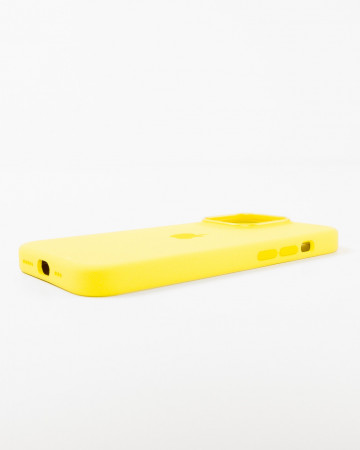 Husa Iphone 14 Pro din silicon Galben MagSafe - Img 2