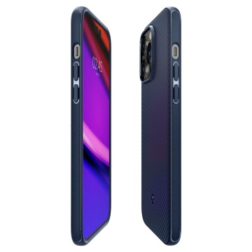 Husa Iphone 14 Pro Max- Spigen - Mag Armor, Navy Blue - Img 6