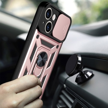 Husa Iphone 14 Pro Techsuit - CamShield Series, Rose Gold - Img 4
