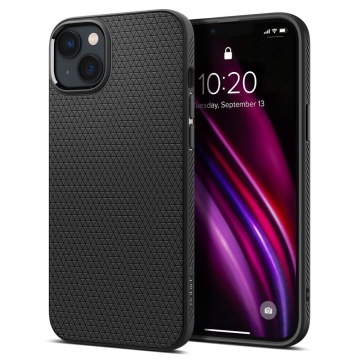 Husa Iphone 14 Spigen - Liquid Air, Negru Mat - Img 1