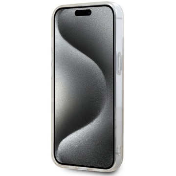 Husa iPhone 15 Plus - DKNY IML Mono & Stripe MagSafe (DKHMP15MHRHSEP) - Pink - Img 3