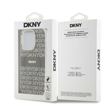 Husa iPhone 15 Pro - DKNY IML Mono & Stripe MagSafe (DKHMP15LHRHSEE) - Beige - Img 6