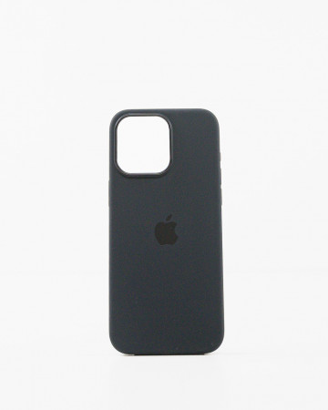 Husa Iphone 15 Pro Max din silicon Neagra MagSafe - Img 1