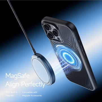 Husa iPhone 16 Pro Dux Ducis Aimo MagSafe Series - Negru - Img 4