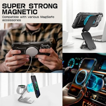 Husa iPhone 16 Pro Supcase Unicorn Beetle XT MagSafe - Negru - Img 4