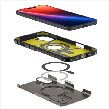 Husa iPhone 16 Spigen Tough Armor MagSafe - Cenusiu - Img 4