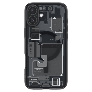 Husa iPhone 16 Spigen Ultra Hybrid Zero One MagSafe - Negru - Img 7