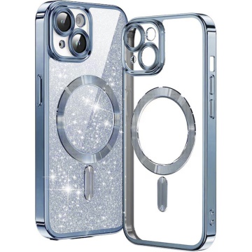 Husa MagSafe - iPhone 15 Plus - Albastru Deschis - Img 1
