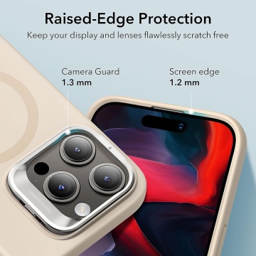 Husa MagSafe iPhone 15 Pro - Light Tan - Img 6
