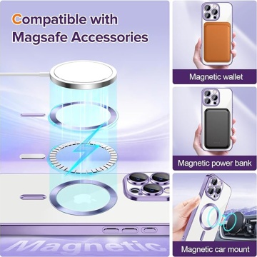 Husa MagSafe - iPhone 15 Pro - Violet - Img 2