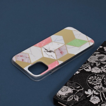 Husa Marble Series - iPhone 11 - Purple Hex - Img 5