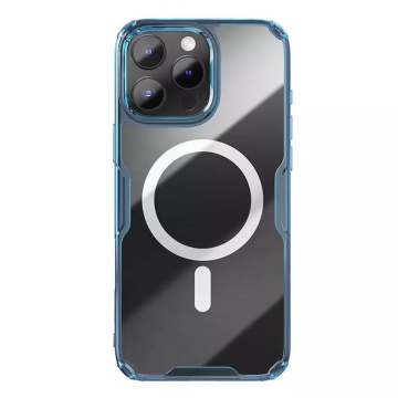 Husa pentru iPhone 16 Pro Max - Nillkin Nature TPU Pro Magnetic Case - Blue - Img 1