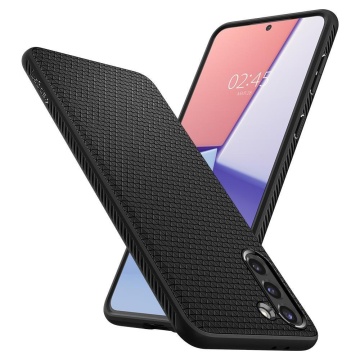 Husa Samsung Galaxy S21 5G Spigen Liquid Air - Negru Mat - Img 8