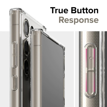 Husa Samsung Galaxy S24 Ultra Ringke - Fusion X, Transparent - Img 5