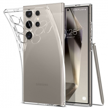 Husa Samsung Galaxy S24 Ultra Spigen Liquid Air, Clear - Img 5