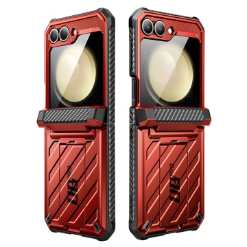 Husa Samsung Galaxy Z Flip6 Supcase Unicorn Beetle Pro - Rosu - Img 6