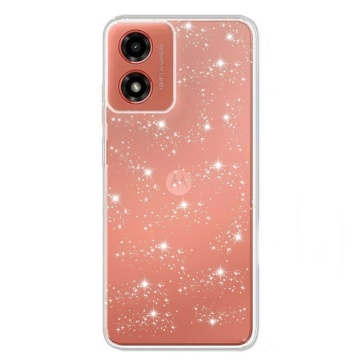 Husa sclipici Motorola Moto G04 Techsuit SparkleSkin - Transparent - Img 1