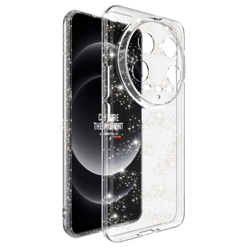 Husa sclipici Xiaomi 14 Ultra Techsuit SparkleSkin - Transparent - Img 1