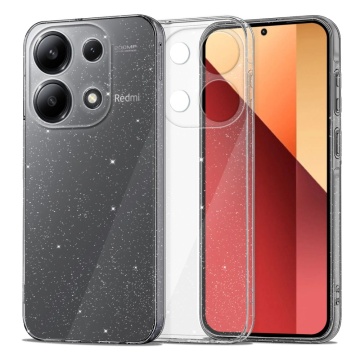 Husa sclipici Xiaomi Redmi Note 13 Pro 4G Techsuit SparkleSkin - Transparent - Img 1
