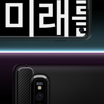 Husa Spigen Samsung Galaxy S10 Rugged Armor - Negru - Img 5