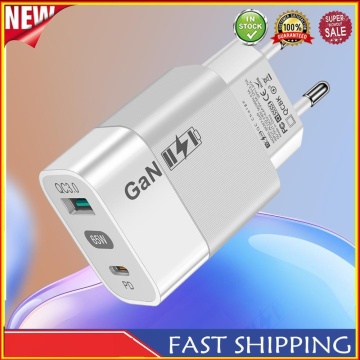 Incarcator de perete Techsuit (CHPD131) - GaN, USB, tip C, încărcare rapidă, 65 W - alb - Img 3