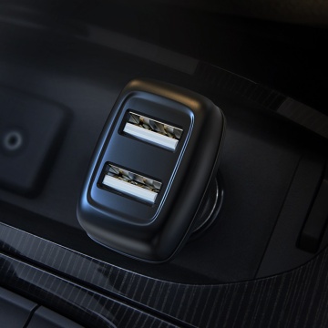 Incarcator masina, 2xUSB, 2.4A, 12W, Hoco Z36, negru - Img 5