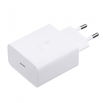 Incarcator priza Type-C Fast Charging 65W Samsung TA865, Alb - Img 1