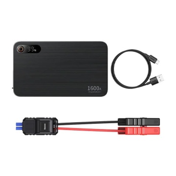 Jump Starter cu Cleme Inteligente, 1600A, 16000mAh - Baseus (CGNL070001) - Black - Img 2