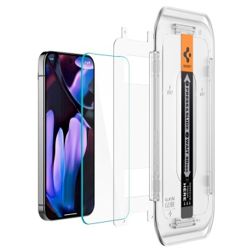 [Pachet 2x] Folie Google Pixel 9 Pro Spigen Glas.tR EZ Fit - Transparenta - Img 3