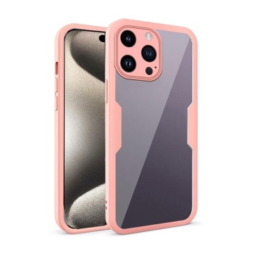 [Pachet 360°] Husa + folie iPhone 15 ProTechsuit ColorVerse, Roz - Img 3