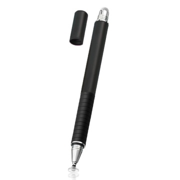 Stylus Pen Techsuit, 2in1 Universal, Android, iOS, JC02 - Negru - Img 1