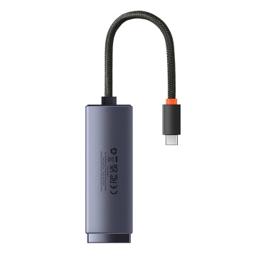 Adaptor Etherne la Type-C Baseus, 100Mbps, WKQX000213- Gri - Img 6