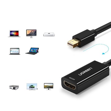 Adaptor HDMI la Mini DisplayPort Ugreen, 10461 - Negru - Img 6