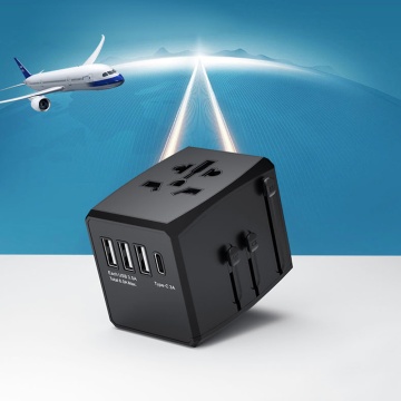 Adaptor priza EU la US, UK, AUS, PD30W, Techsuit, HHT904 - Alb - Img 4
