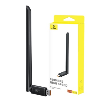 Adaptor, router Wi-Fi Baseus, 650Mbps, 2.4G/5G, B01317600111-02 - Negru - Img 3