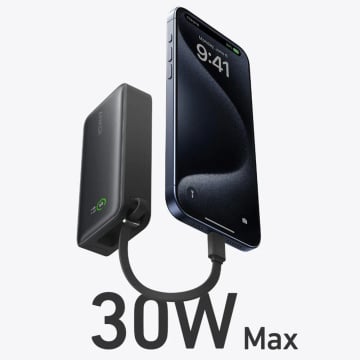 Baterie Externa Anker - Nano (A1259G111) - Tip C, 10000mAh, 30W - Negru - Img 2