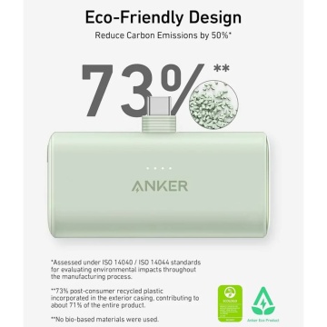 Baterie Externa Anker - Nano (A1653H11) - Conector USB-C, 5000mAh, 22.5W - Negru - Img 5