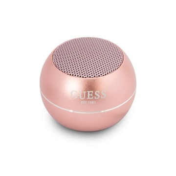 Boxa Portabila Bluetooth 5.0, 3W, 300mAh, 4H - Guess (GUWSALGEP) - Roz - Img 4