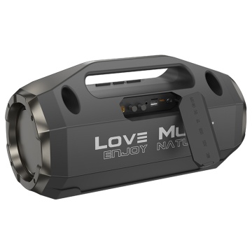 Boxa wireless cu microfon 10W Hoco HA3, TF, USB, AUX -Negru - Img 2