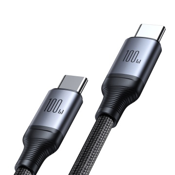 Cablu 3xtip C Fast Charge JoyRoom, 100W, 1.5m, negru, SA21-1T2 - Img 2