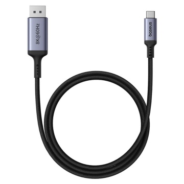 Cablu adaptor Type-C la DP Baseus, 8K, 1.5m, B0063370D111-00 - Negru - Img 1