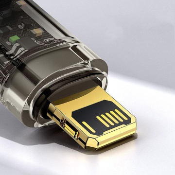 Cablu de date iPhone 2.4A Baseus, 2m, negru, CATS000501 - Img 5
