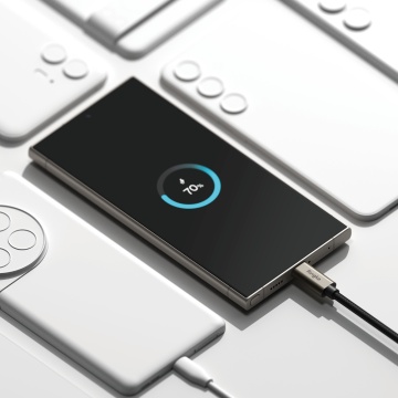 Cablu de date Ringke - USB la Type-C, 60W, 1m - Negru - Img 5