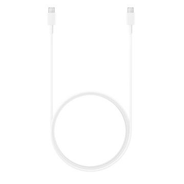 Cablu de date Samsung (EP-DX310JWEGEU) - incarcare rapida de la tip C la tip C 3A, 1,8 m - Alb - Img 3