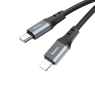 Cablu de date Type-C la Lightning, 20W, 3m Hoco X92, negru - Img 7