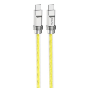 Cablu Super Fast Charging Type-C PD100W Hoco U113, 1m - Auriu - Img 1