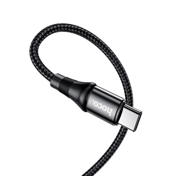 Cablu USB-C 5A de date Super Fast Charge 100W Hoco X50, Negru - Img 3