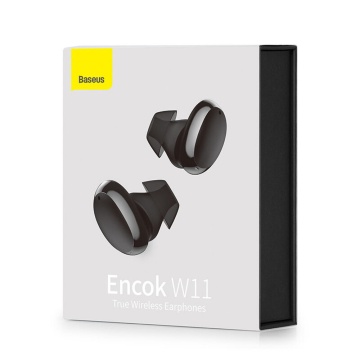 Casti Baseus wireless Encok W11 (NGTW060001) - TWS, IPX8, Bluetooth 5.0 - Negru - Img 2